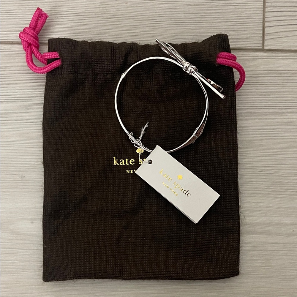 Kate Spade Silver Bow Bangle
